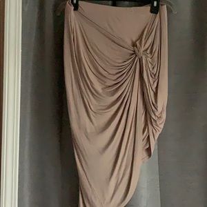 Beige toga skirt